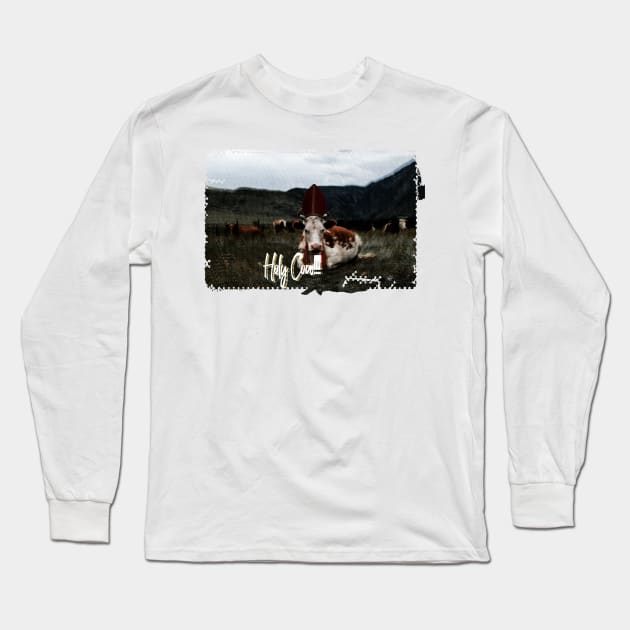 Holy cow!!! Long Sleeve T-Shirt by CrawfordFlemingDesigns